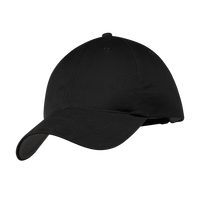 Nike Unstructured Cotton/Poly Twill Cap, Black, Left Side view