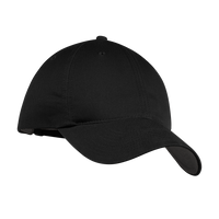 Nike Unstructured Cotton/Poly Twill Cap, Black, Right Side view