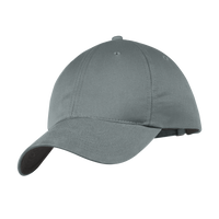 Nike Unstructured Cotton/Poly Twill Cap, Dark Grey, Left Side view