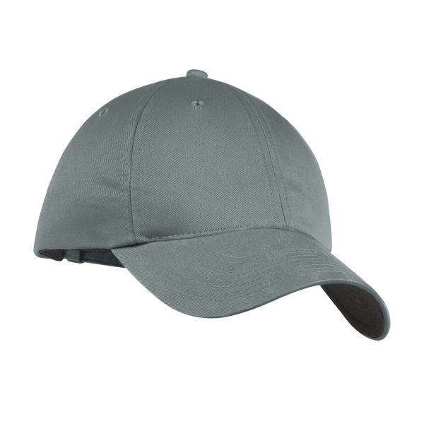 Nike Unstructured Cotton/Poly Twill Cap, Dark Grey, Right Side view