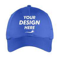 Nike Unstructured Cotton/Poly Twill Cap, Game Royal, Front view, Mockup