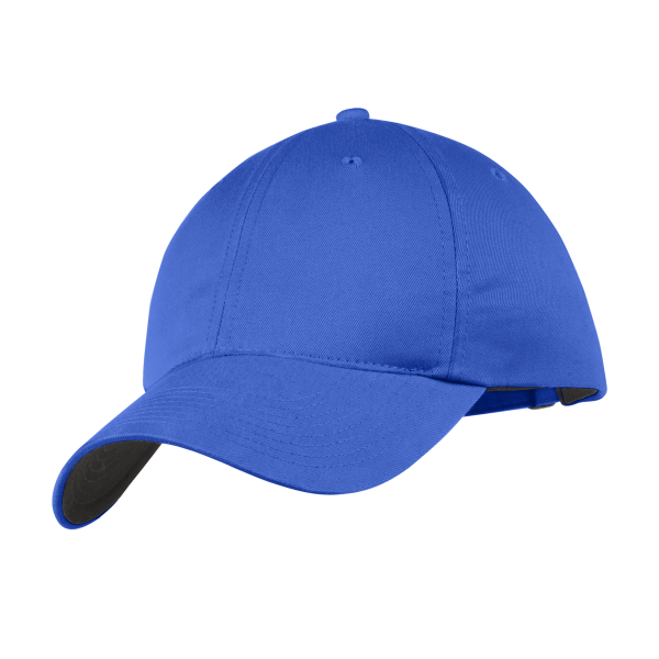 Nike Unstructured Cotton/Poly Twill Cap, Game Royal, Left Side view