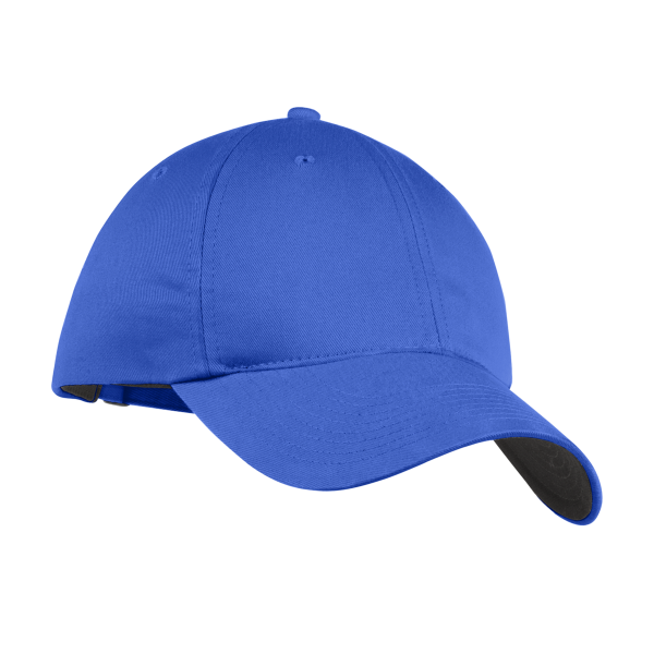 Nike Unstructured Cotton/Poly Twill Cap, Game Royal, Right Side view