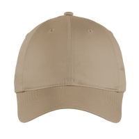 Nike Unstructured Cotton/Poly Twill Cap, Khaki, Front view