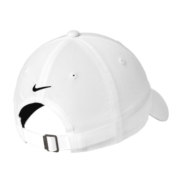 Nike Unstructured Cotton/Poly Twill Cap, White, Back view