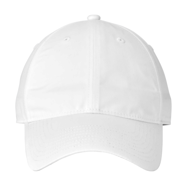 Nike Unstructured Cotton/Poly Twill Cap, White, Front view