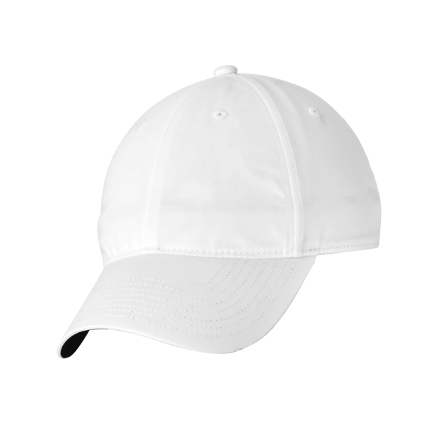 Nike Unstructured Cotton/Poly Twill Cap, White, Left Side view
