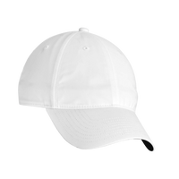 Nike Unstructured Cotton/Poly Twill Cap, White, Right Side view