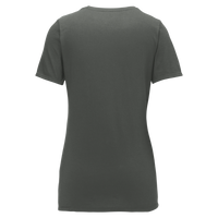 Nike Women's Dri FIT Cotton/Poly Scoop Neck Tee, Anthracite, Back view
