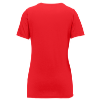 Nike Women's Dri FIT Cotton/Poly Scoop Neck Tee, University Red, Back view