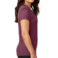 Nike Women's Swoosh Sleeve rLegend Tee, Deep Maroon, Right Sleeve view