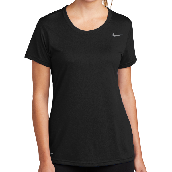 Nike Women's Team rLegend Tee, Black, Front view