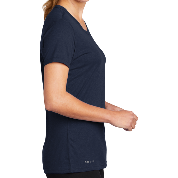 Nike Women's Team rLegend Tee, College Navy, Right Sleeve view