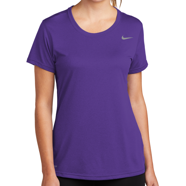 Nike Women's Team rLegend Tee, Court Purple, Front view