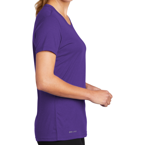 Nike Women's Team rLegend Tee, Court Purple, Right Sleeve view
