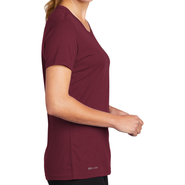 Nike Women's Team rLegend Tee, Deep Maroon, Right Sleeve view