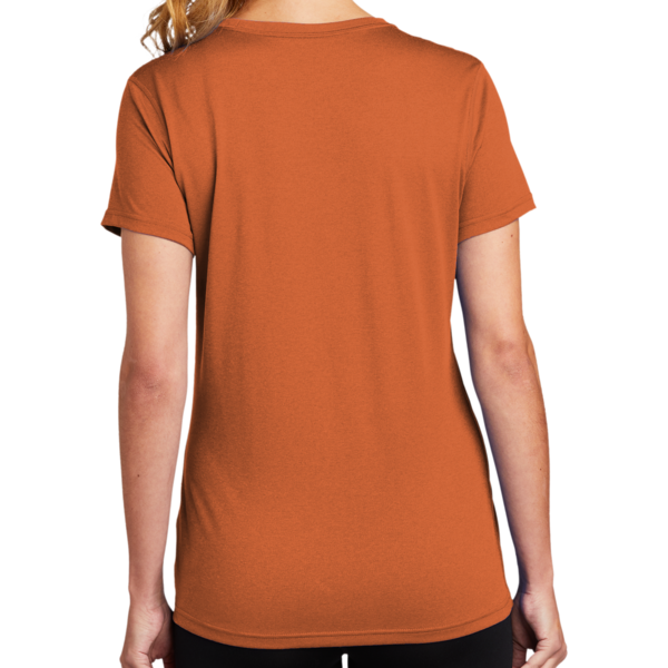 Nike Women's Team rLegend Tee, Desert Orange, Back view