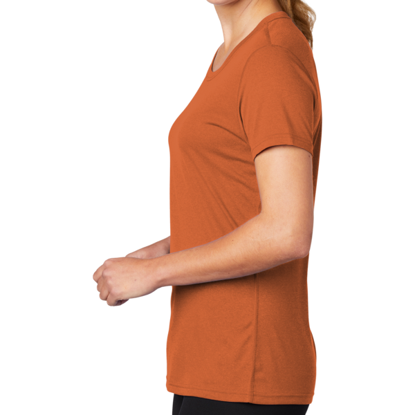Nike Women's Team rLegend Tee, Desert Orange, Left Sleeve view