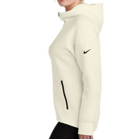 Nike Women's Tech Fleece Full Zip Hoodie, Pale Ivory, Left Sleeve view