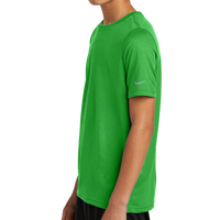 Nike Youth Swoosh Sleeve rLegend Tee, Apple Green, Left Sleeve view