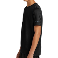 Nike Youth Swoosh Sleeve rLegend Tee, Black, Left Sleeve view