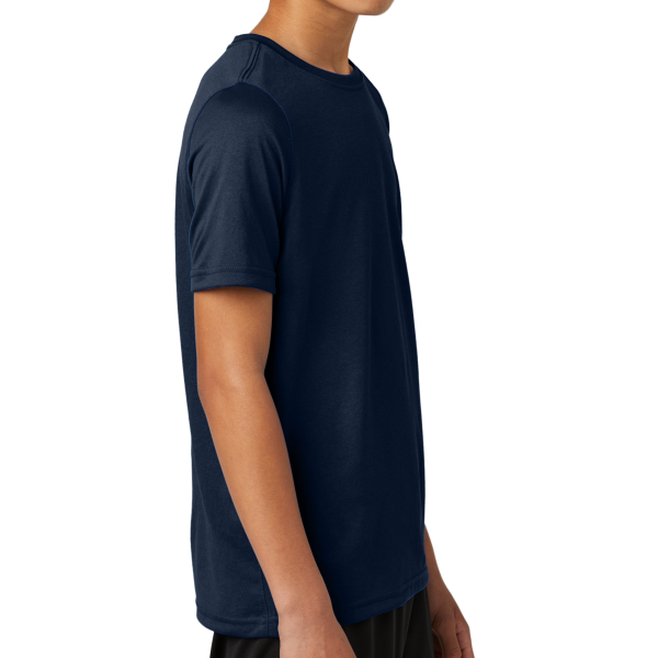 Nike Youth Swoosh Sleeve rLegend Tee, College Navy, Right Sleeve view