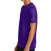 Nike Youth Swoosh Sleeve rLegend Tee, Court Purple, Left Sleeve view
