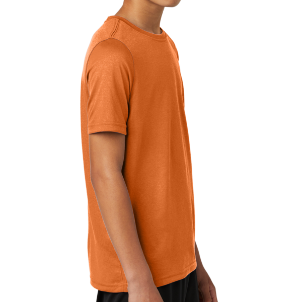 Nike Youth Swoosh Sleeve rLegend Tee, Desert Orange, Right Sleeve view