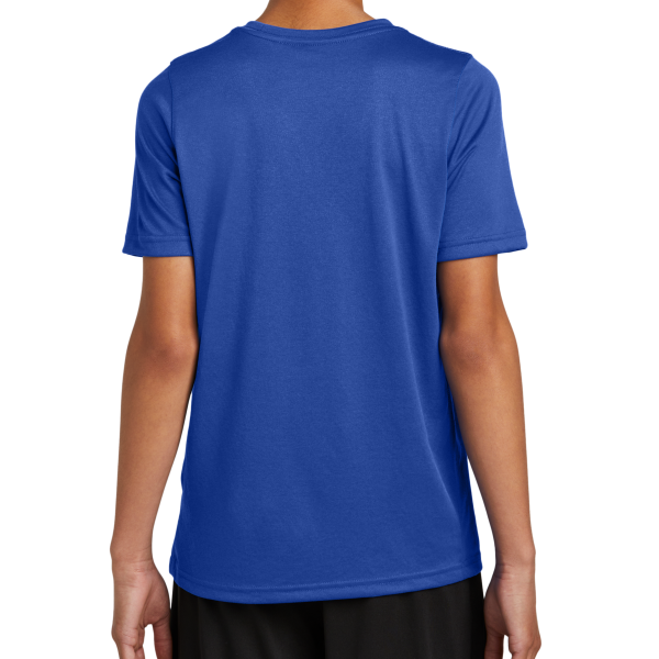 Nike Youth Swoosh Sleeve rLegend Tee, Game Royal, Back view