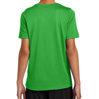 Nike Youth Swoosh Sleeve rLegend Tee, Gorge Green, Back view