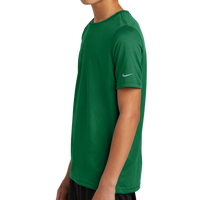 Nike Youth Swoosh Sleeve rLegend Tee, Gorge Green, Left Sleeve view