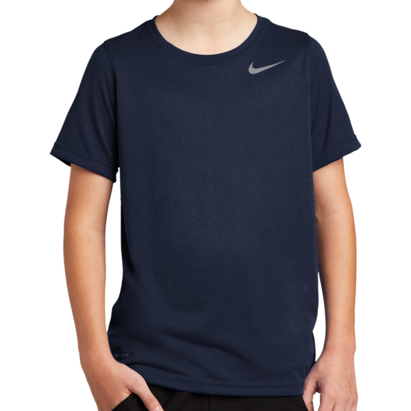 Nike Youth Team rLegend Tee, College Navy, Front view