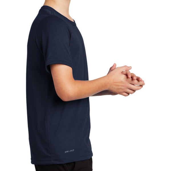Nike Youth Team rLegend Tee, College Navy, Right Sleeve view