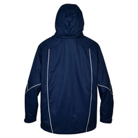 North End Men's Angle 3-In-1 Jacket with Bonded Fleece Liner, Night, Back view