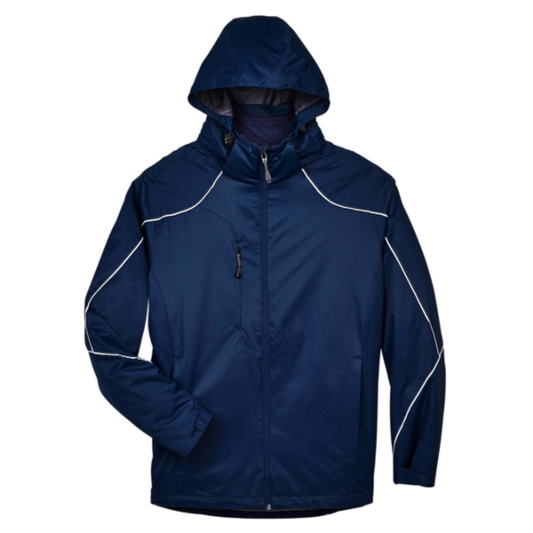 North End Men's Angle 3-In-1 Jacket with Bonded Fleece Liner, Night, Front view