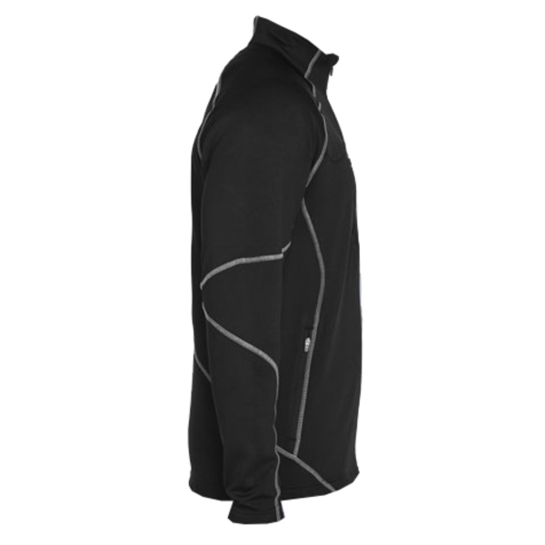North End Men's Gravity Performance Fleece Jacket, Black, Right Sleeve view