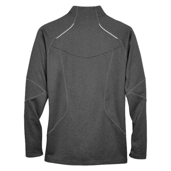 North End Men's Gravity Performance Fleece Jacket, Carbon Heather, Back view