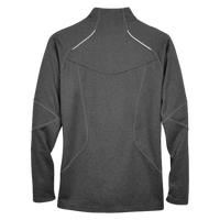 North End Men's Gravity Performance Fleece Jacket, Carbon Heather, Back view