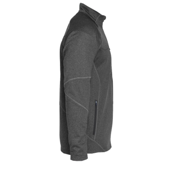 North End Men's Gravity Performance Fleece Jacket, Carbon Heather, Right Sleeve view