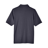 North End Men's JAQ Snap-Up Stretch Performance Polo, Carbon, Back view