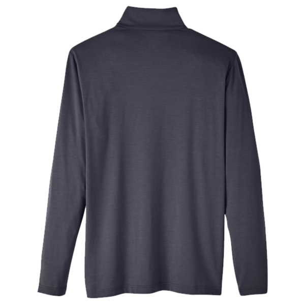 North End Men's JAQ Stretch Performance Snap-Neck Pullover, Carbon, Back view