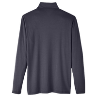 North End Men's JAQ Stretch Performance Snap-Neck Pullover, Carbon, Back view