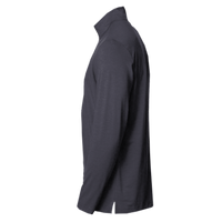 North End Men's JAQ Stretch Performance Snap-Neck Pullover, Carbon, Left Sleeve view