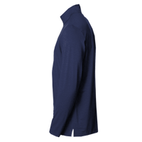 North End Men's JAQ Stretch Performance Snap-Neck Pullover, Classic Navy, Left Sleeve view