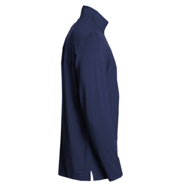 North End Men's JAQ Stretch Performance Snap-Neck Pullover, Classic Navy, Right Sleeve view
