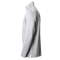 North End Men's JAQ Stretch Performance Snap-Neck Pullover, Platinum, Left Sleeve view