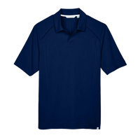 North End Men's Recycled Polyester Performance Pique Polo, Night, Front view