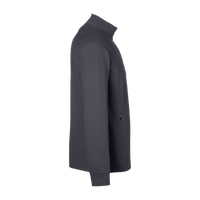 North End Men's Rhythm Waffle Quarter-Zip Pullover, Carbon, Right Sleeve view