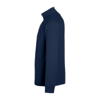 North End Men's Rhythm Waffle Quarter-Zip Pullover, Classic Navy, Left Sleeve view