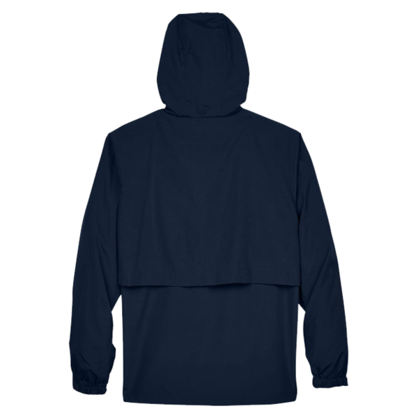 North End Men's Techno Lite Jacket, Midnight Navy, Back view